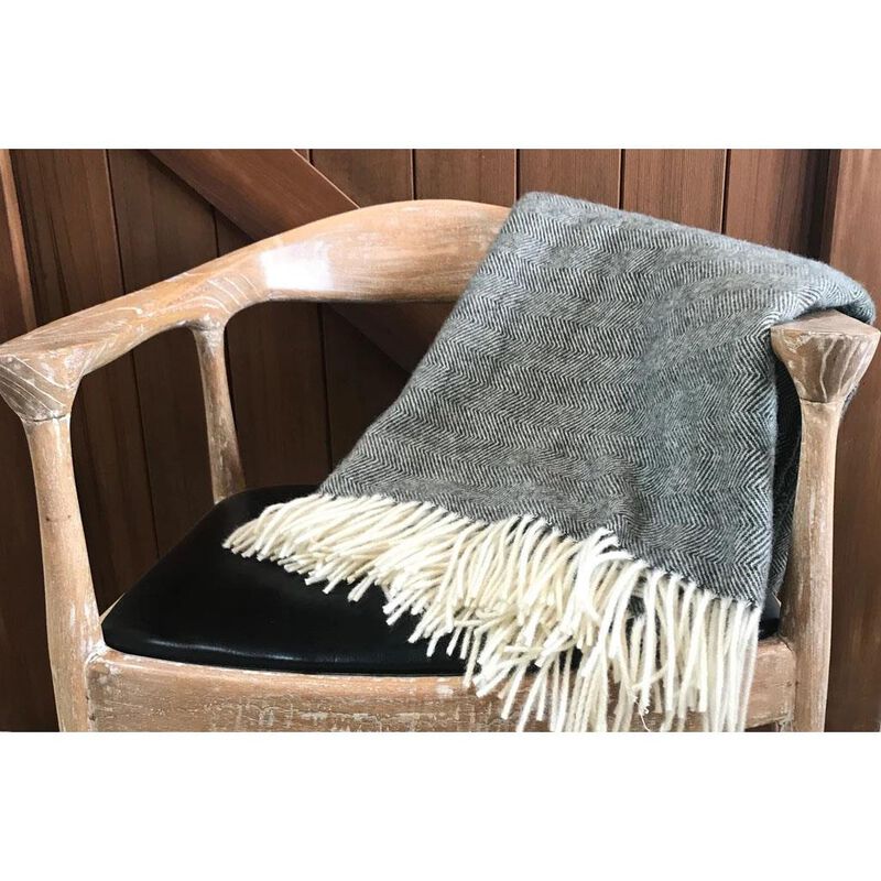 Mt Somers Station Lambs Wool Throw 150x180cm image number 2